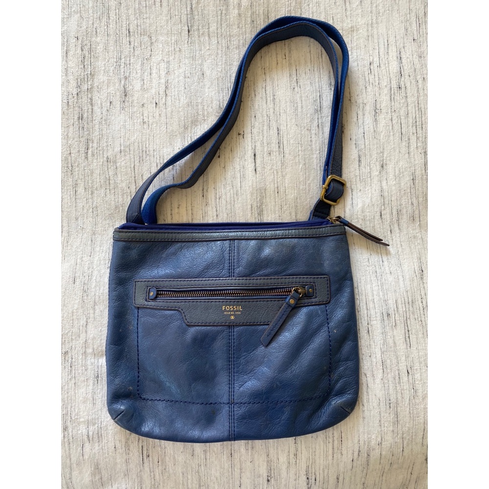 Fossil Genuine Leather Crossbody Bag